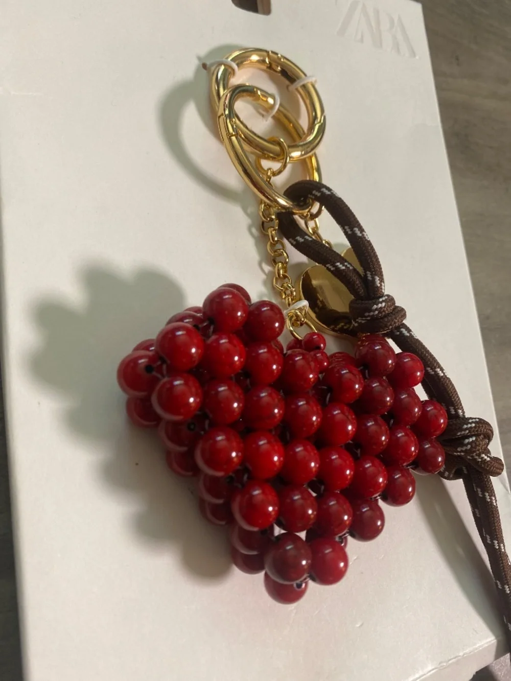 NWT Zara Heart Multi-Charm Keyring